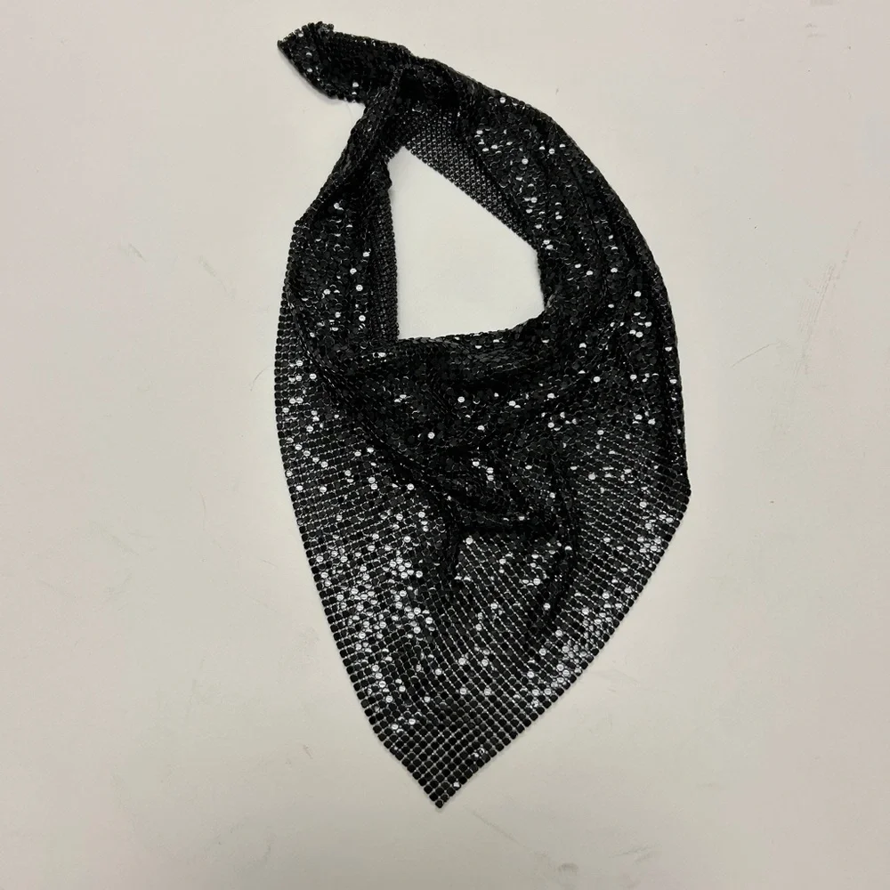 Paco Rabanne Chain-Link Triangle Scarf - Picture 4 of 5
